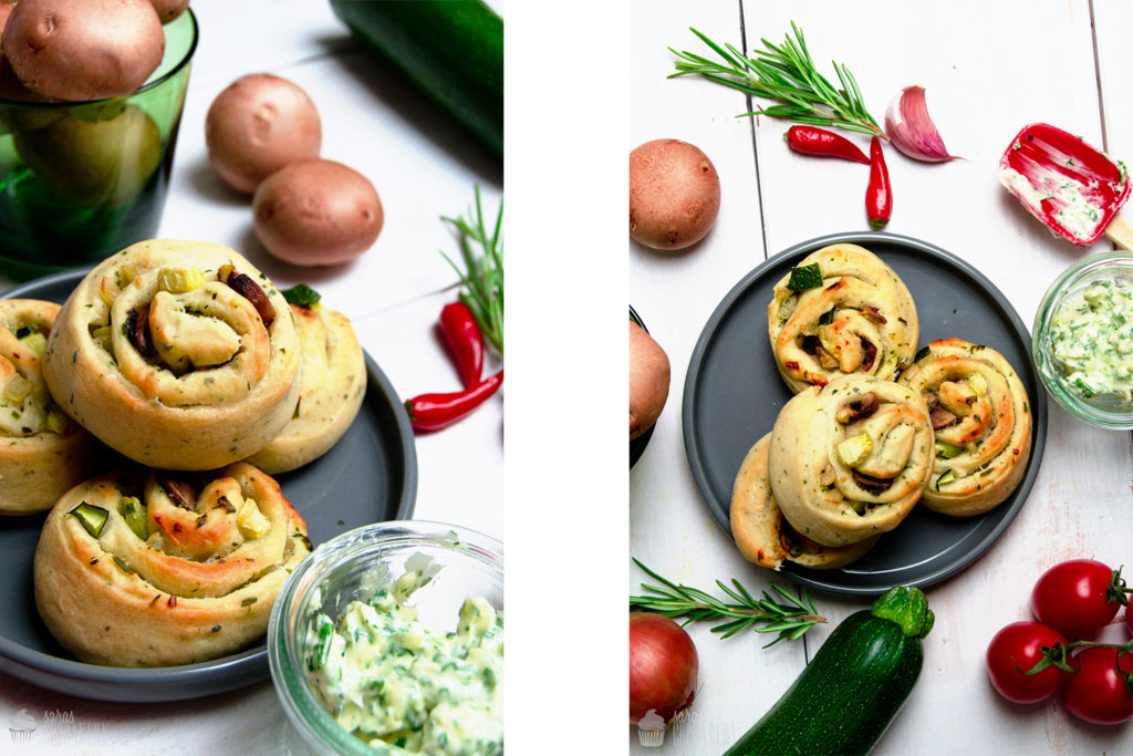 Kräuter machen Laune! Werbung { Kräuterschnecken } - Saras Cupcakery