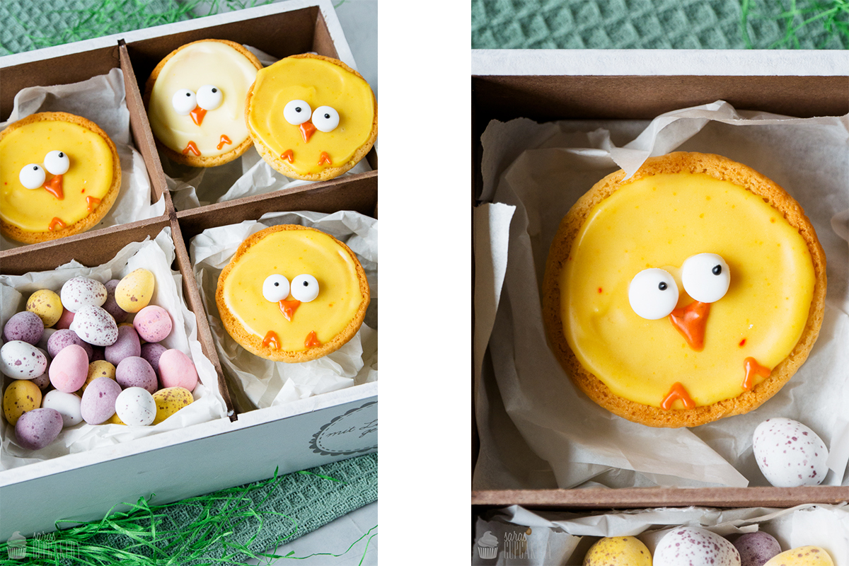 Rezept für Osterküken { Küken Amerikaner } - Saras Cupcakery