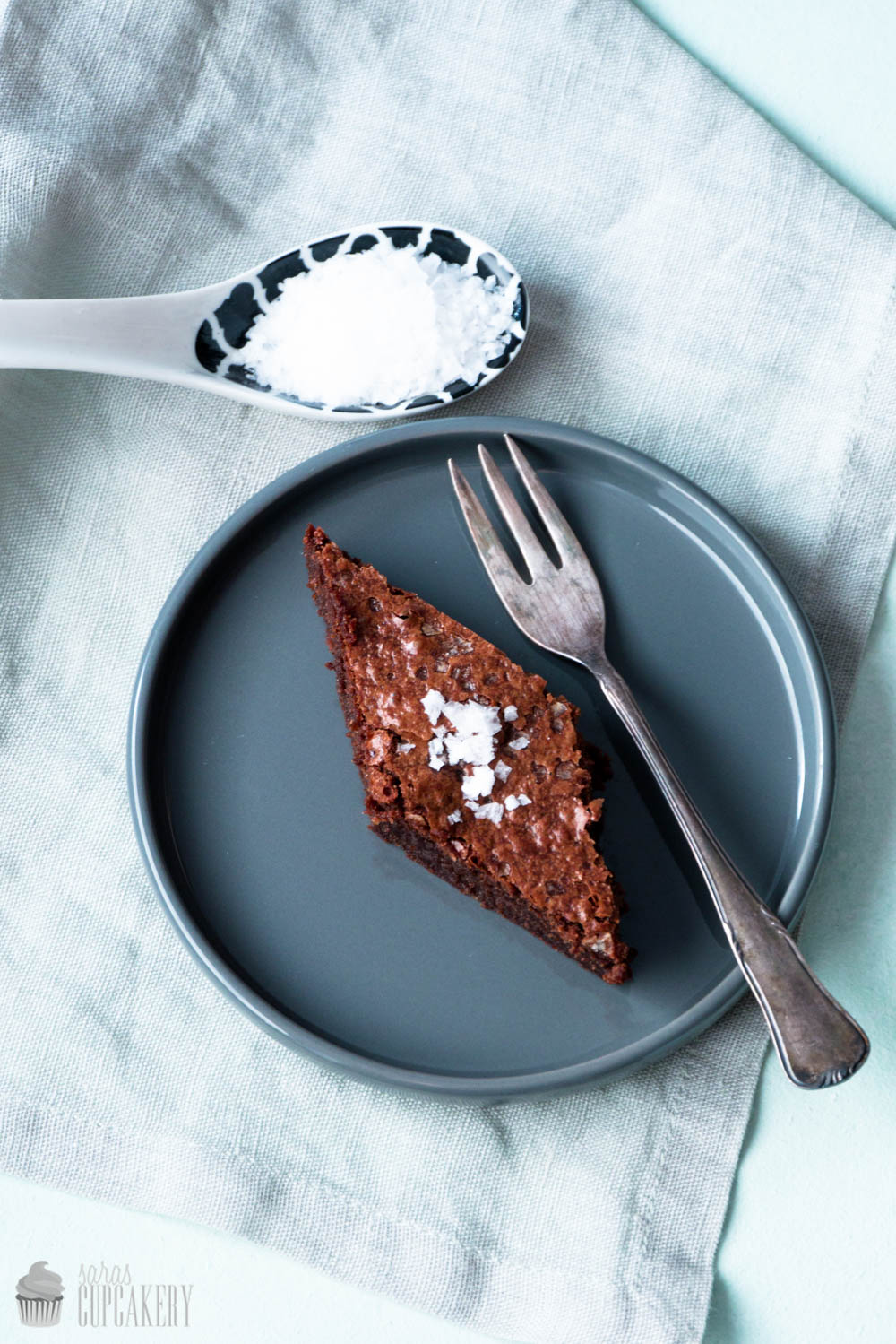 Französischer Schokoladenkuchen mit Meersalz { Rezept: Gâteau au ...