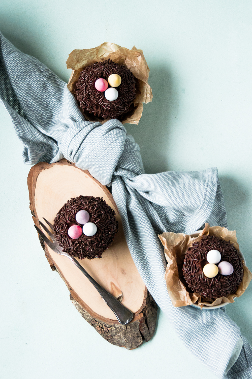 Osterrezept 2019 { Rezept: Osternest Cupcakes } - Saras Cupcakery