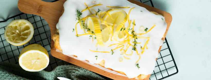 Zitronen Thymian Kuchen