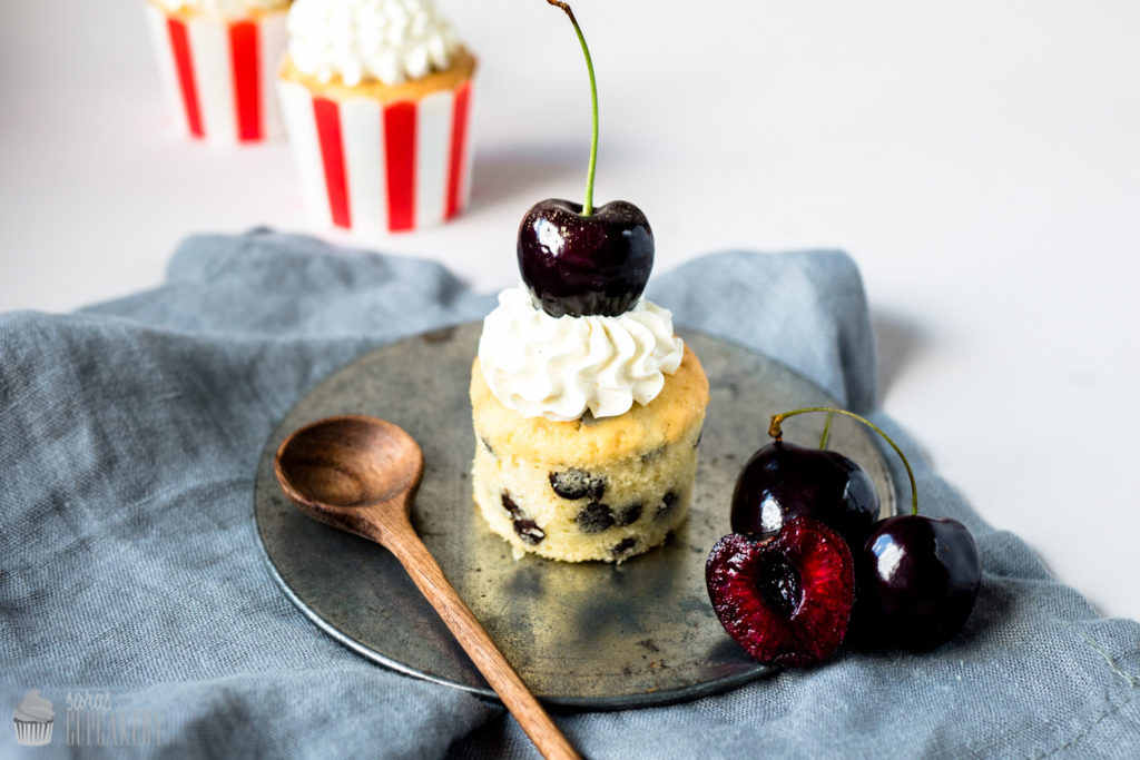 Chocolate Chip Cherry Cupcakes