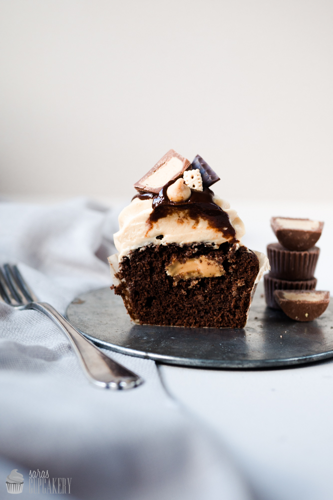 Peanutbutter & Chocolate Cupcakes