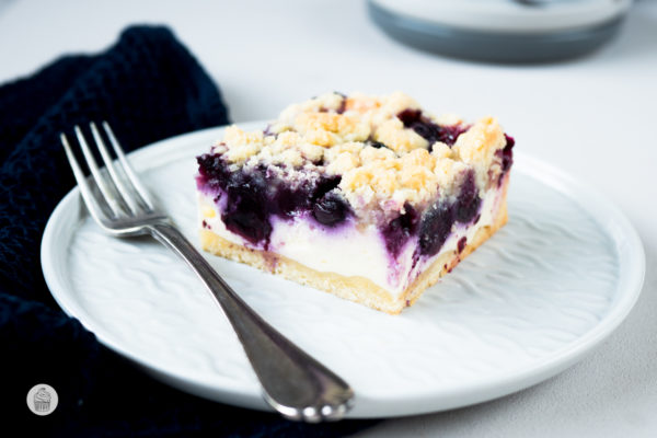 Rezept: Blaubeer-Quark Kuchen - Saras Cupcakery