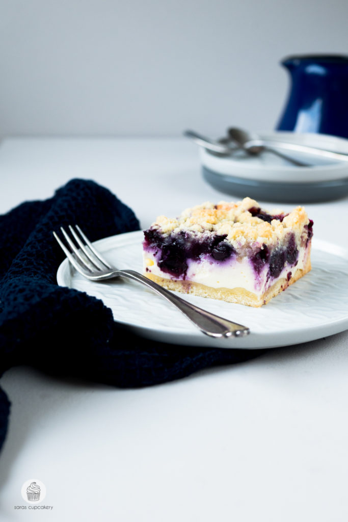 Blaubeer-Quark Kuchen