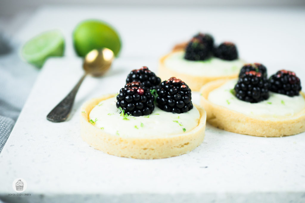 Rezept: Brombeer-Limetten Tarte - Saras Cupcakery