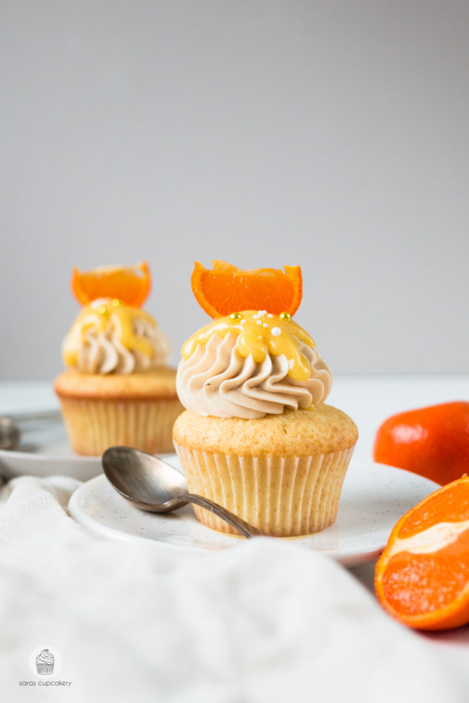 Mandarinen Vanille Cupcakes