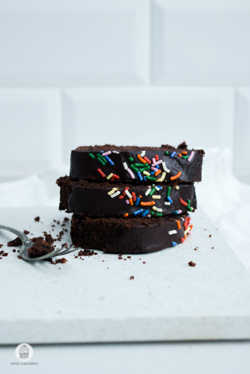 Rezept: Schokoladenkuchen mit Mandeln - Saras Cupcakery